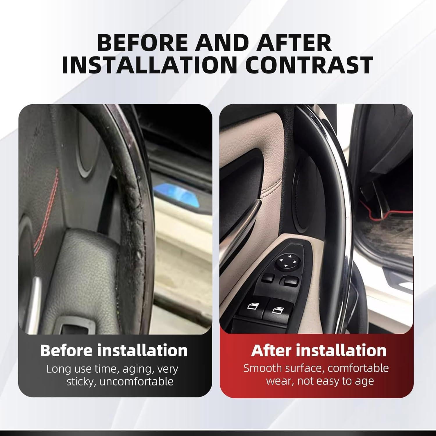 Cubiertas de Manijas de Puerta BMW F30 F31 F32 F36 2PCS Negro