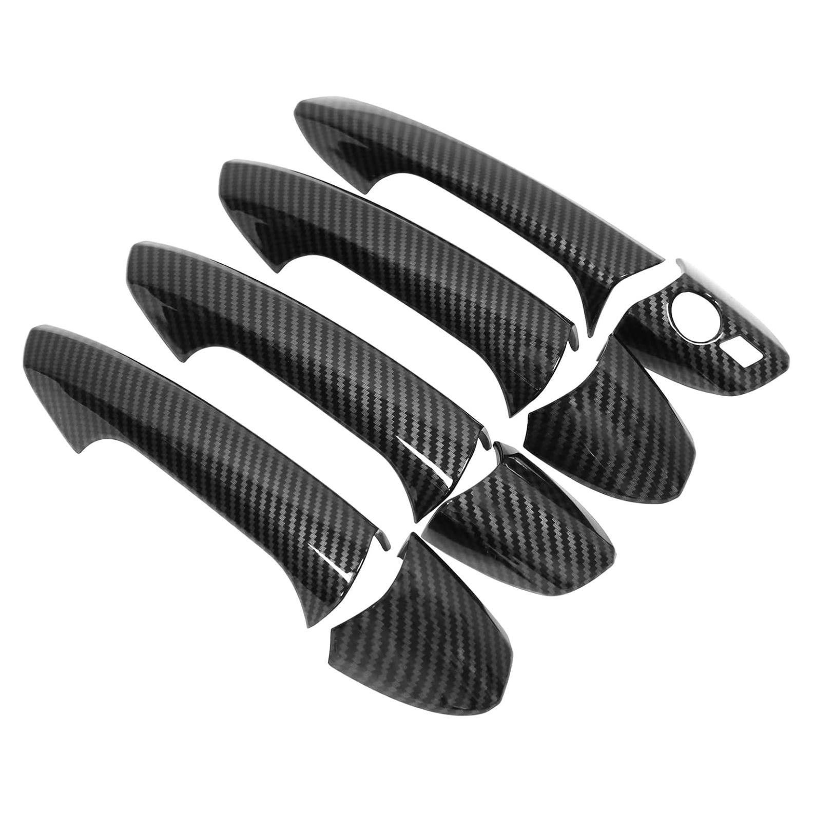 Pack 4 Cubiertas Manija Puerta Fibra Carbono NewYall C300 C63