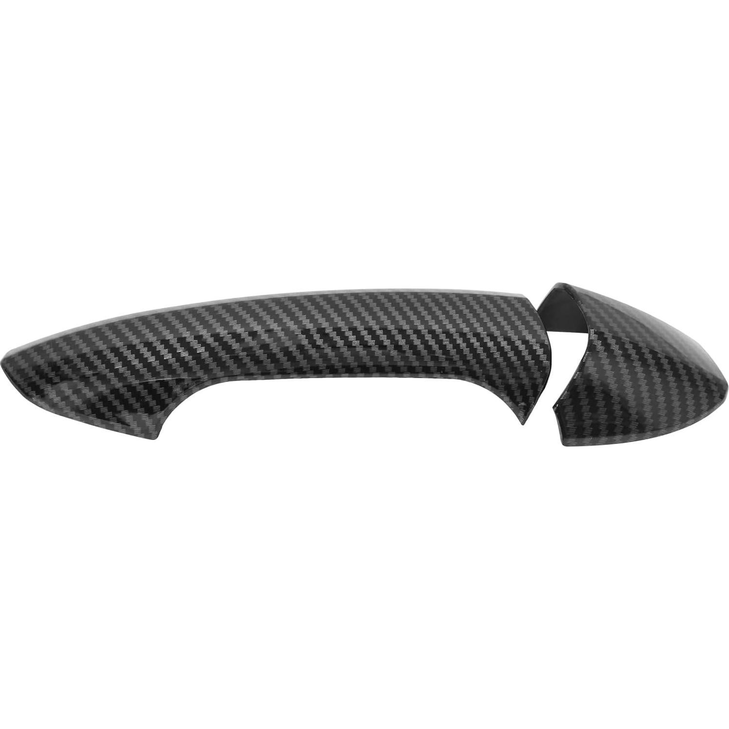 Pack 4 Cubiertas Manija Puerta Fibra Carbono NewYall C300 C63