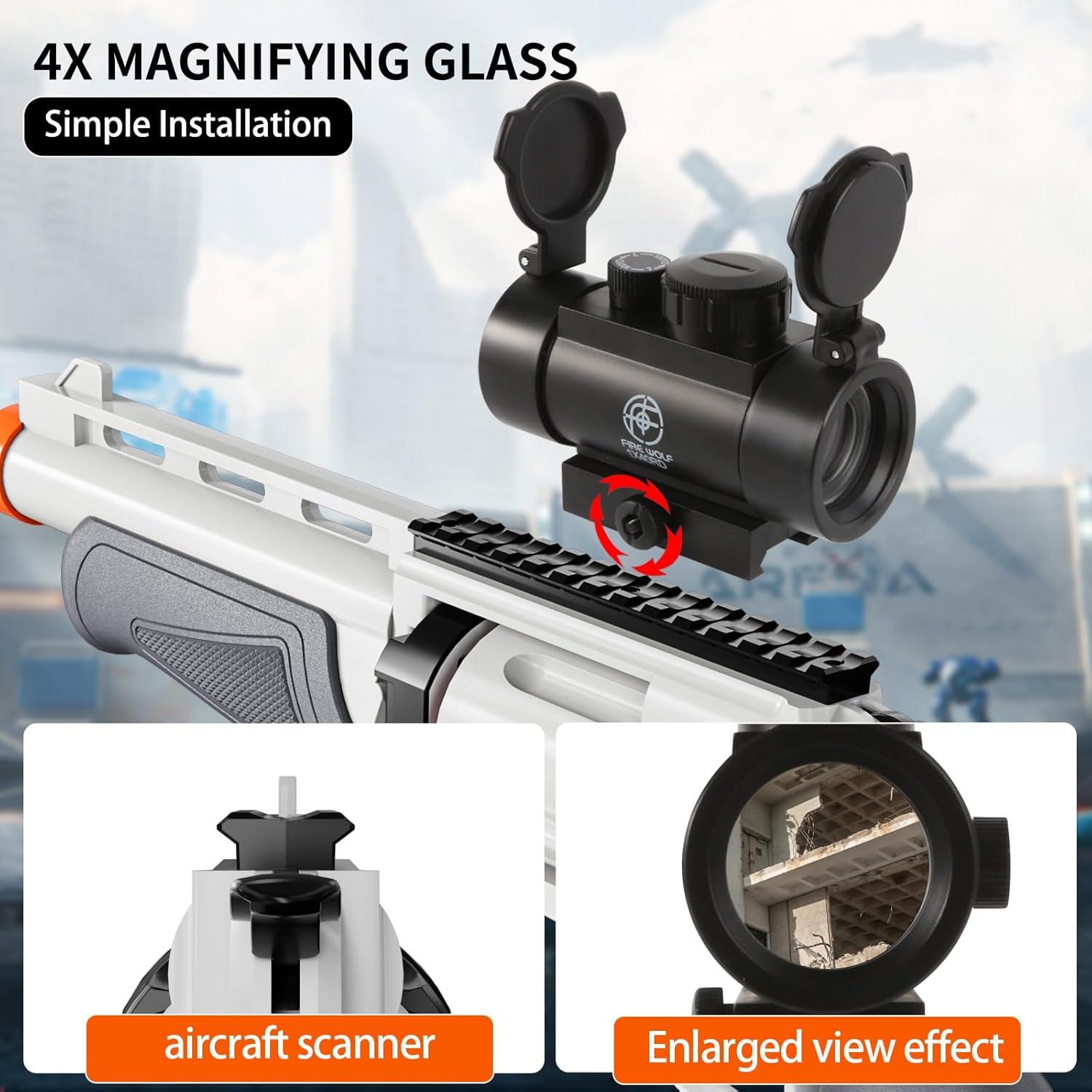 Pistola de Juguete DWMTGS Grizzly con 20 Dardos de Espuma