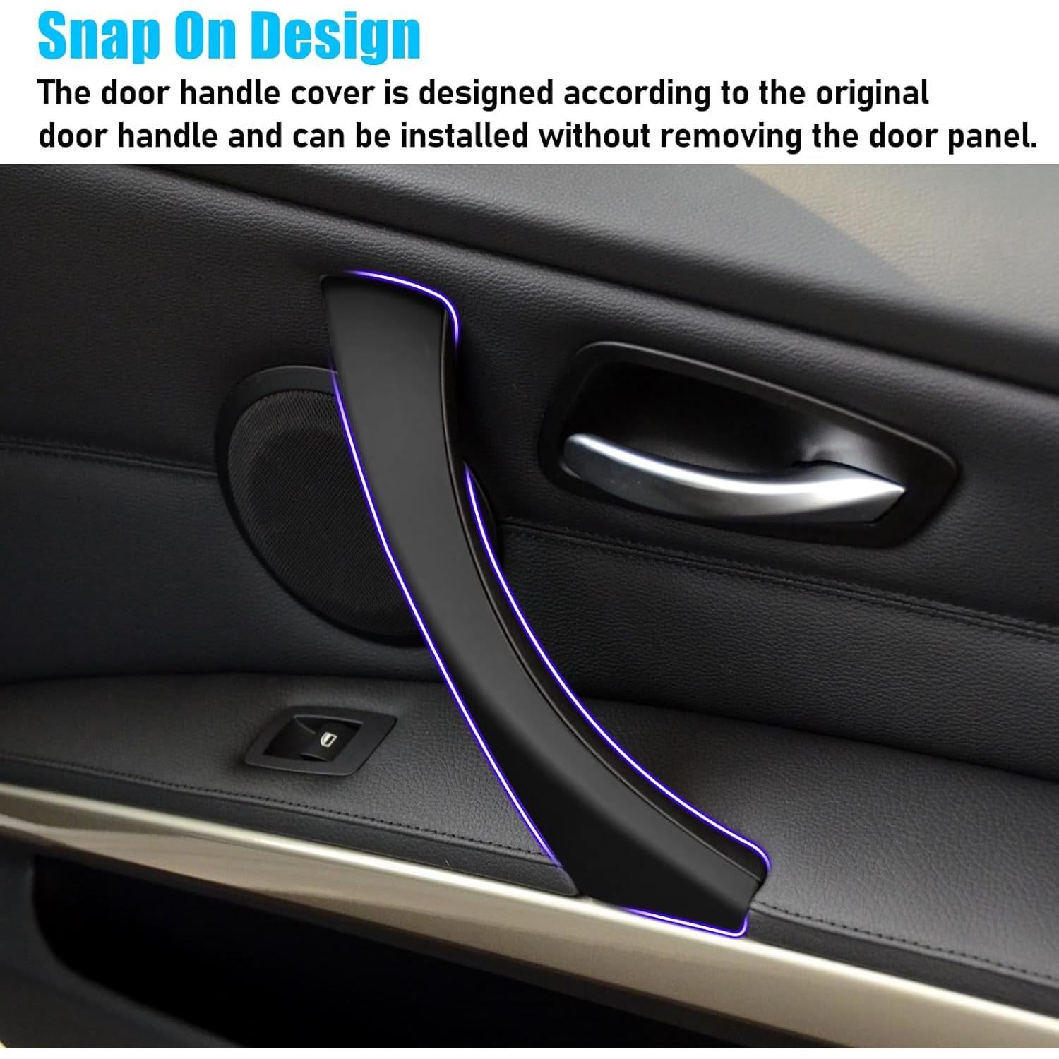 Cubiertas de Manijas de Puerta Jaronx para BMW E90 E91 6PCS