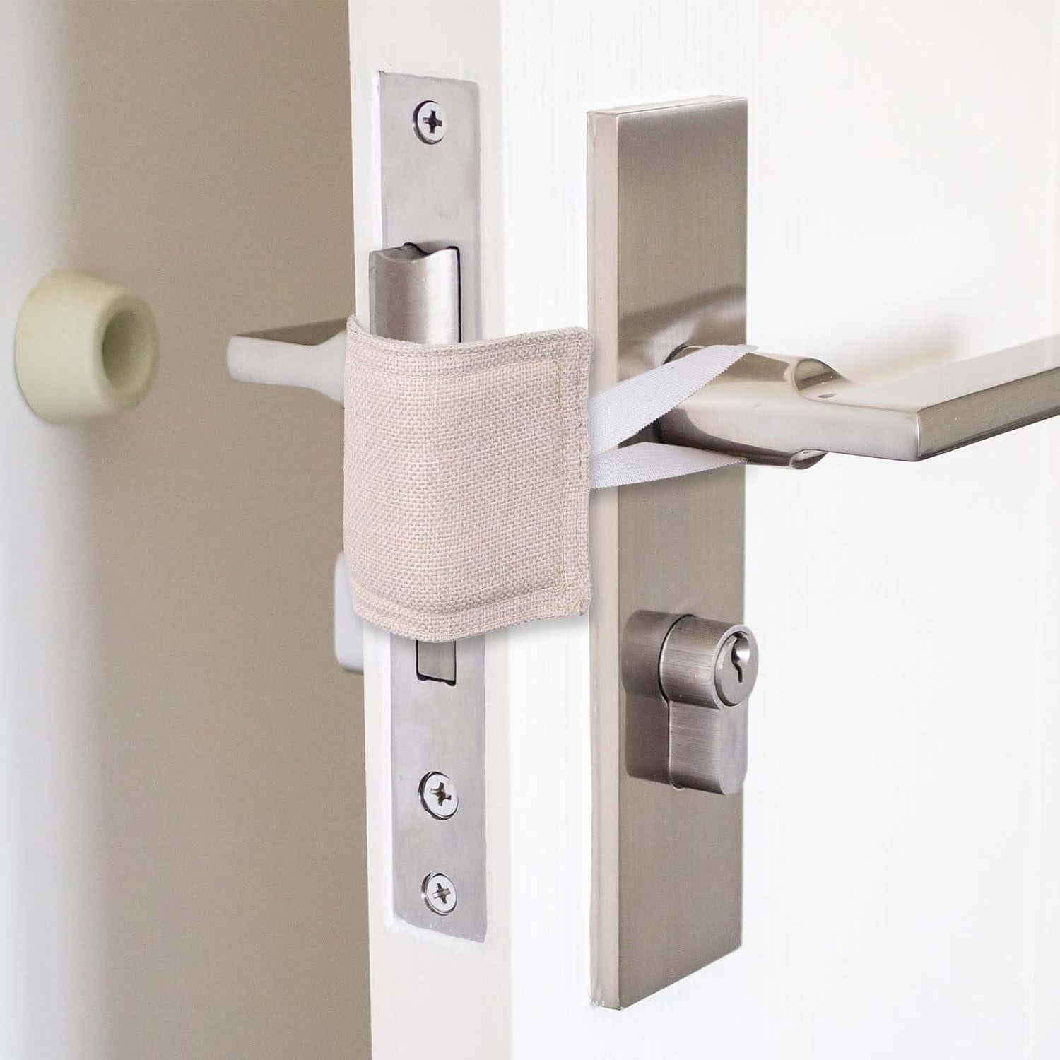 3 Piezas Silenciador de Manija de Puerta WLLHYF 14x9 cm