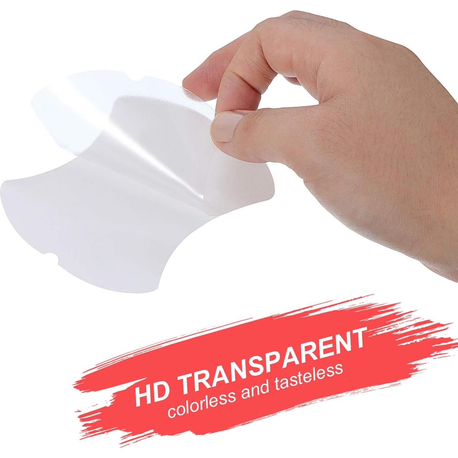 Protector de Manija de Puerta BBTO 8 Piezas Transparente