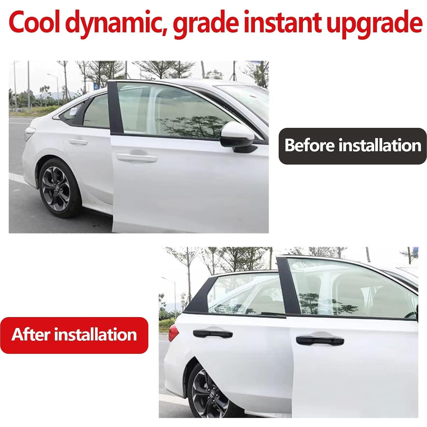 Cubiertas de Manijas de Puerta BENXUTO para Honda Civic 2022-2025