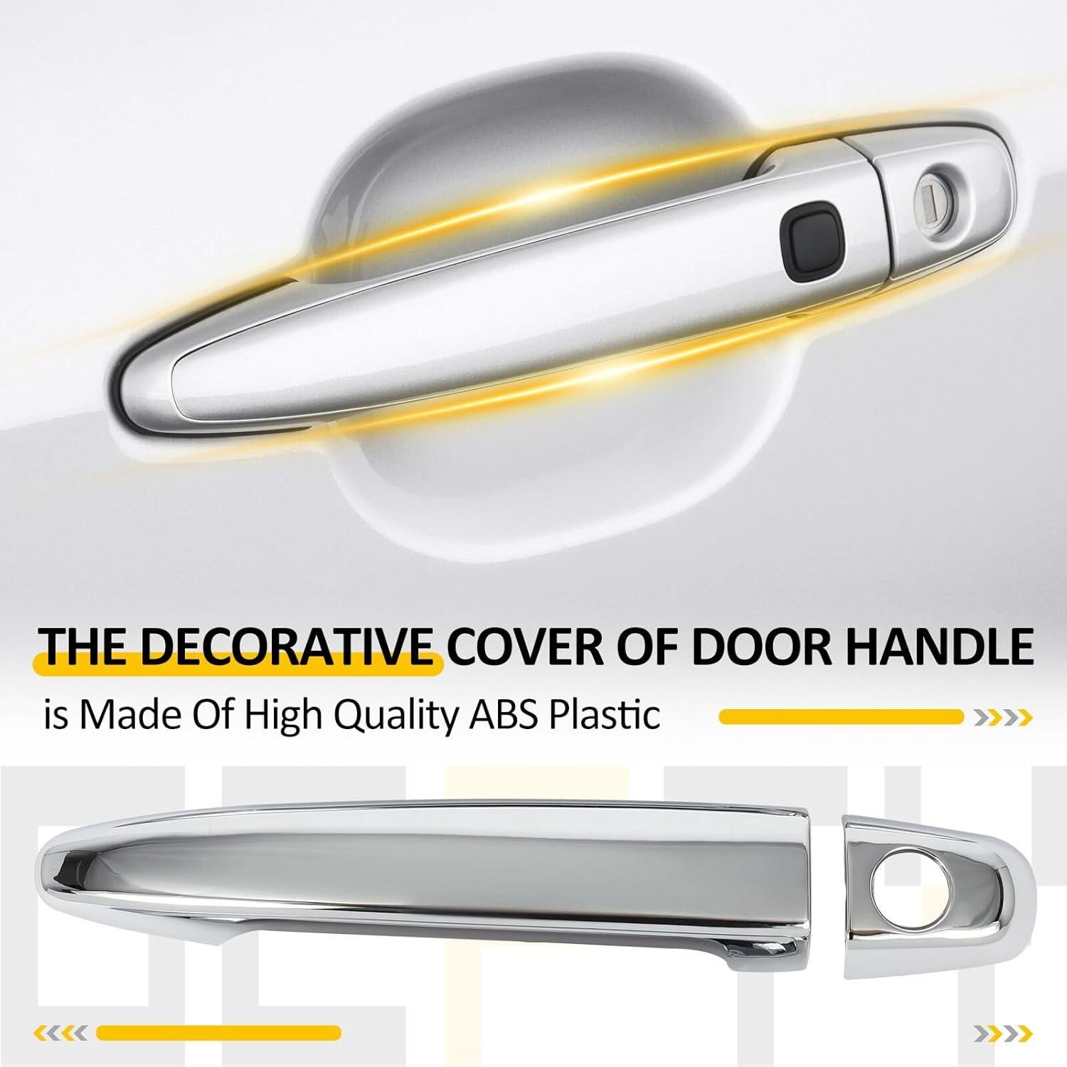 Cubiertas de Manijas de Puerta OCPTY Cromo 4 Piezas para Lexus y Toyota