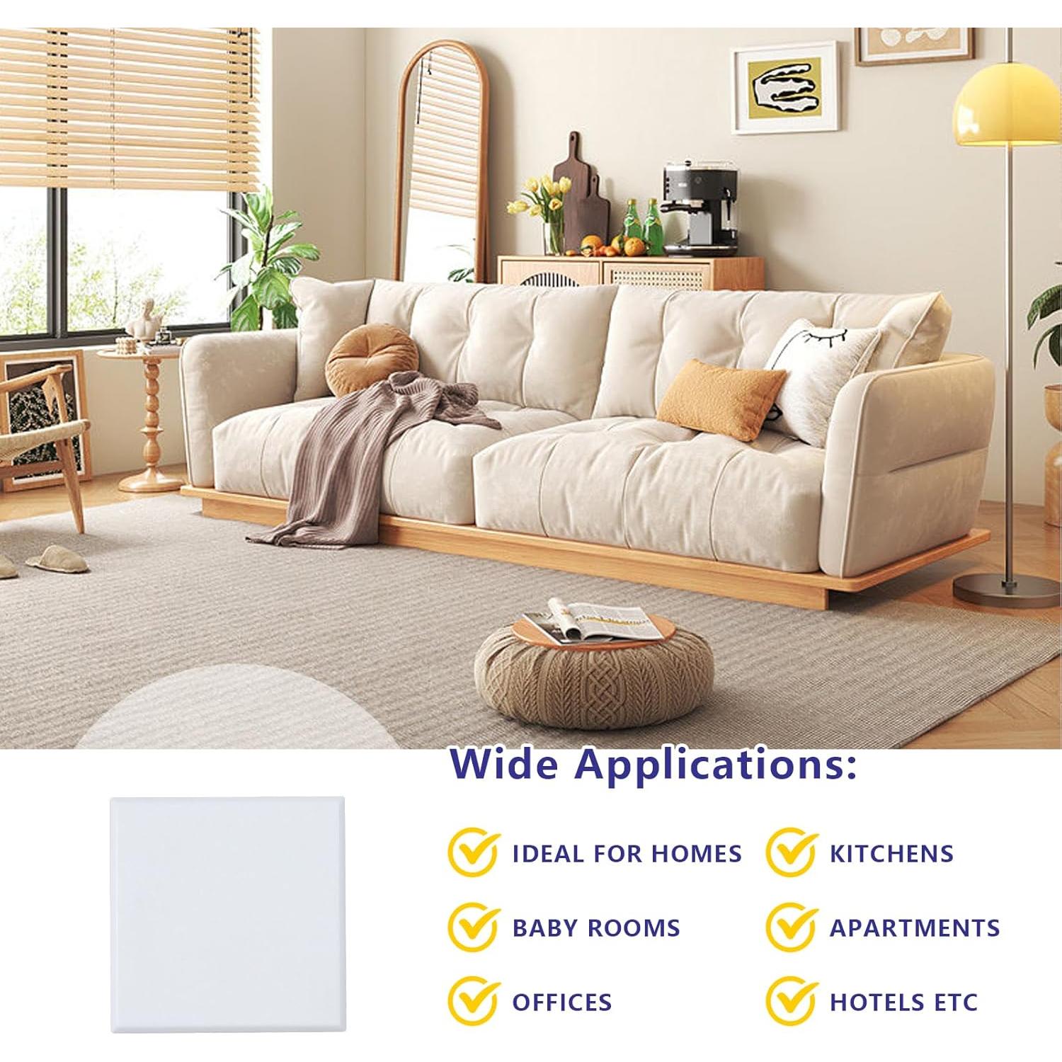 Protector de Pared Autoadhesivo Home Master 10 Piezas 10 cm