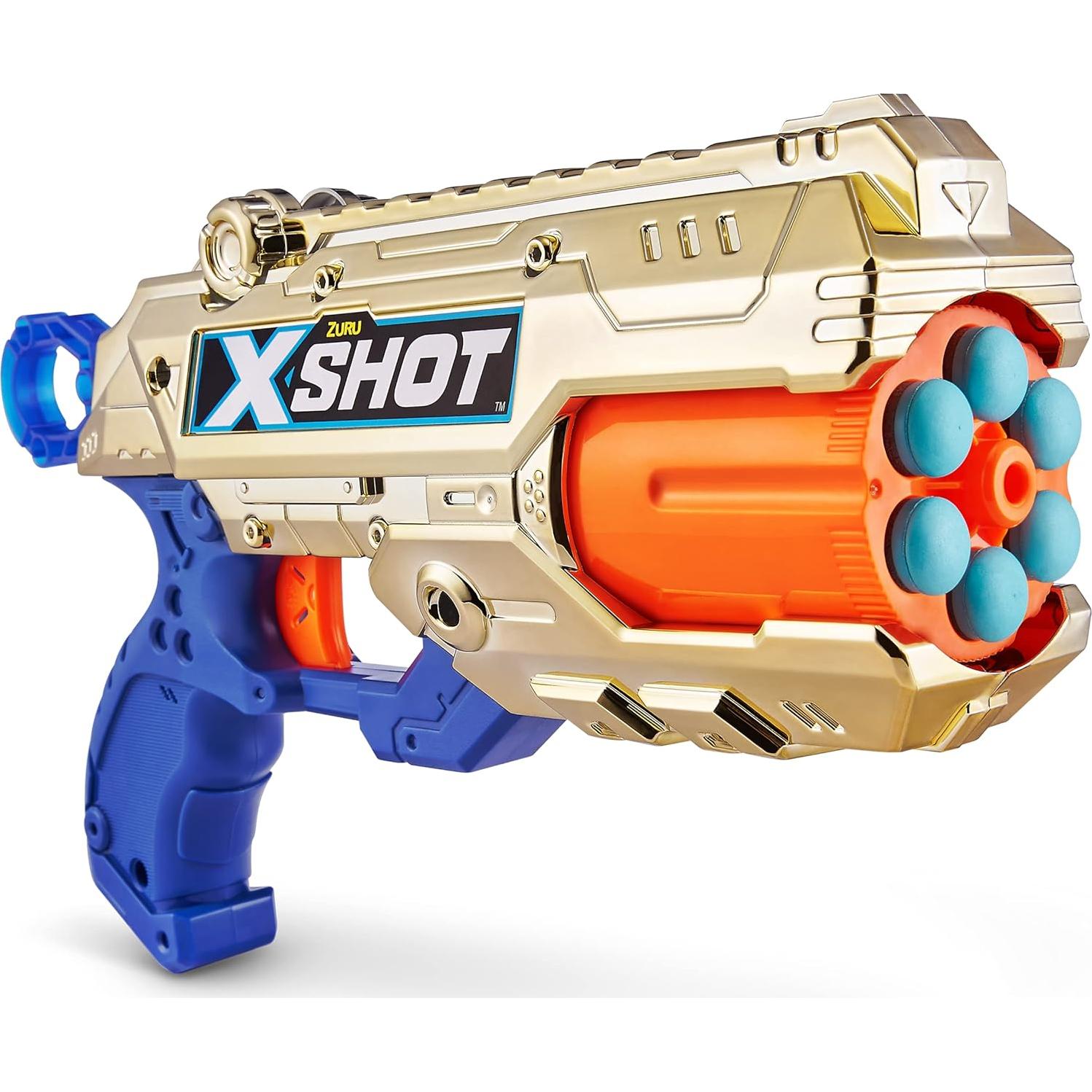 Lanzador de Dardos X-Shot Reflex 6 y Kickback Combo ZURU