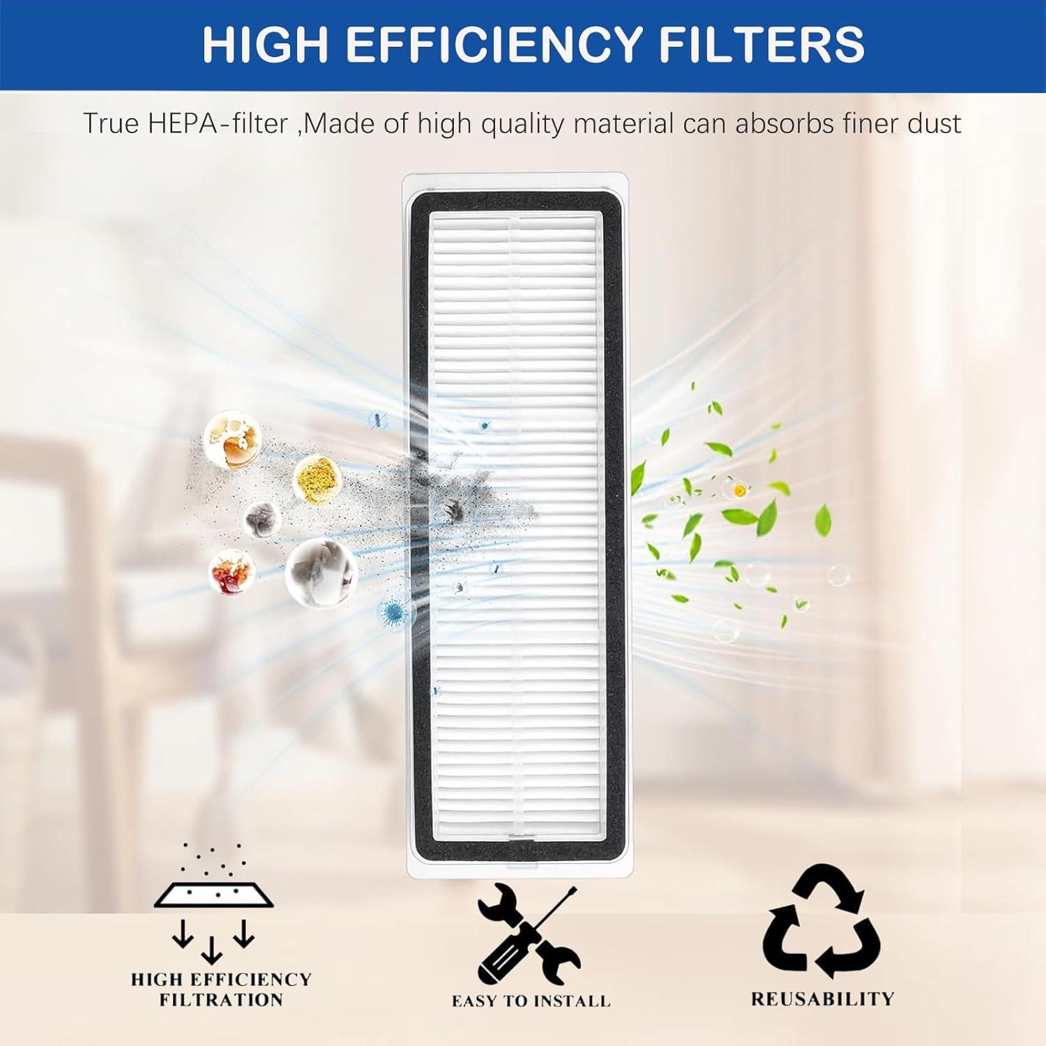 25 Piezas Repuesto Aspiradora Robot LUZMQ Dreame L10s Ultra