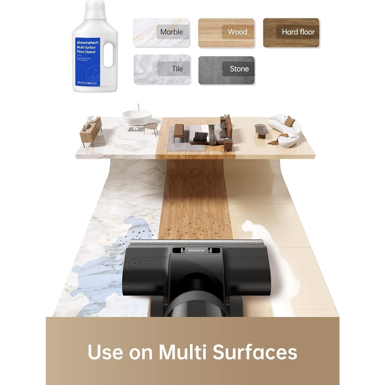 Limpiador Dreame 500ml para Aspiradoras Húmedas y Secas