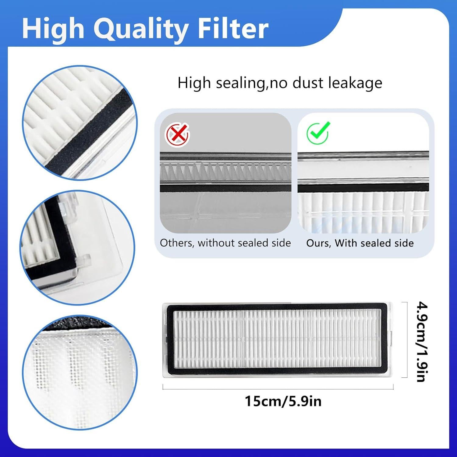 21 Piezas Reemplazo iRobacc para Aspiradora Dreame L10