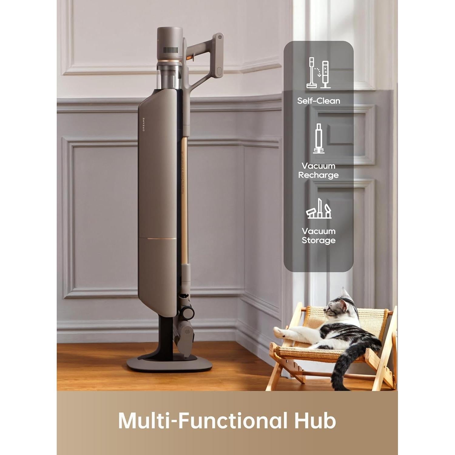Aspiradora Inalámbrica DREAME Z10 Station 150AW 65min Autonomía