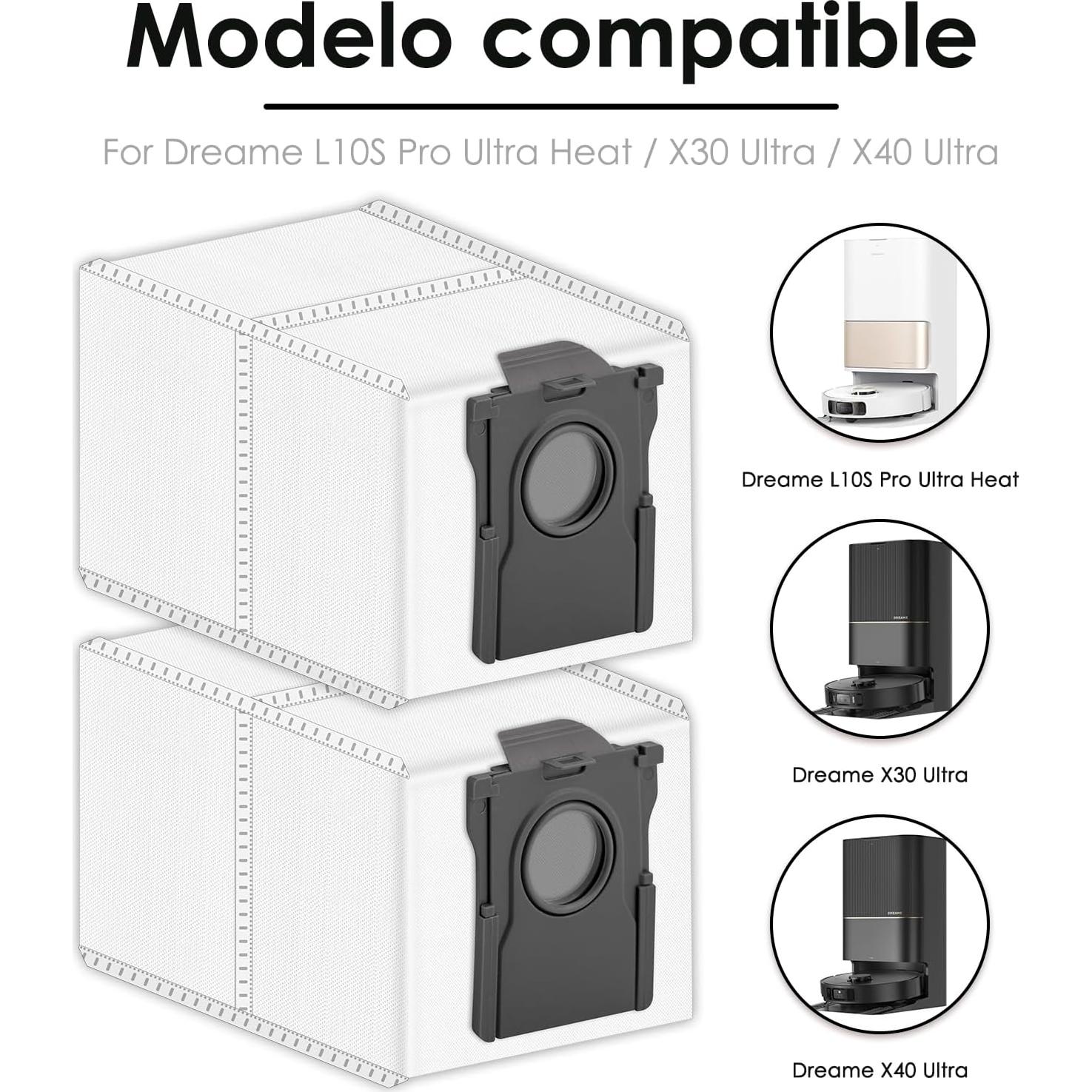 Paquete de 9 Bolsas de Repuesto MIBUMIKI para Aspiradora Dreame