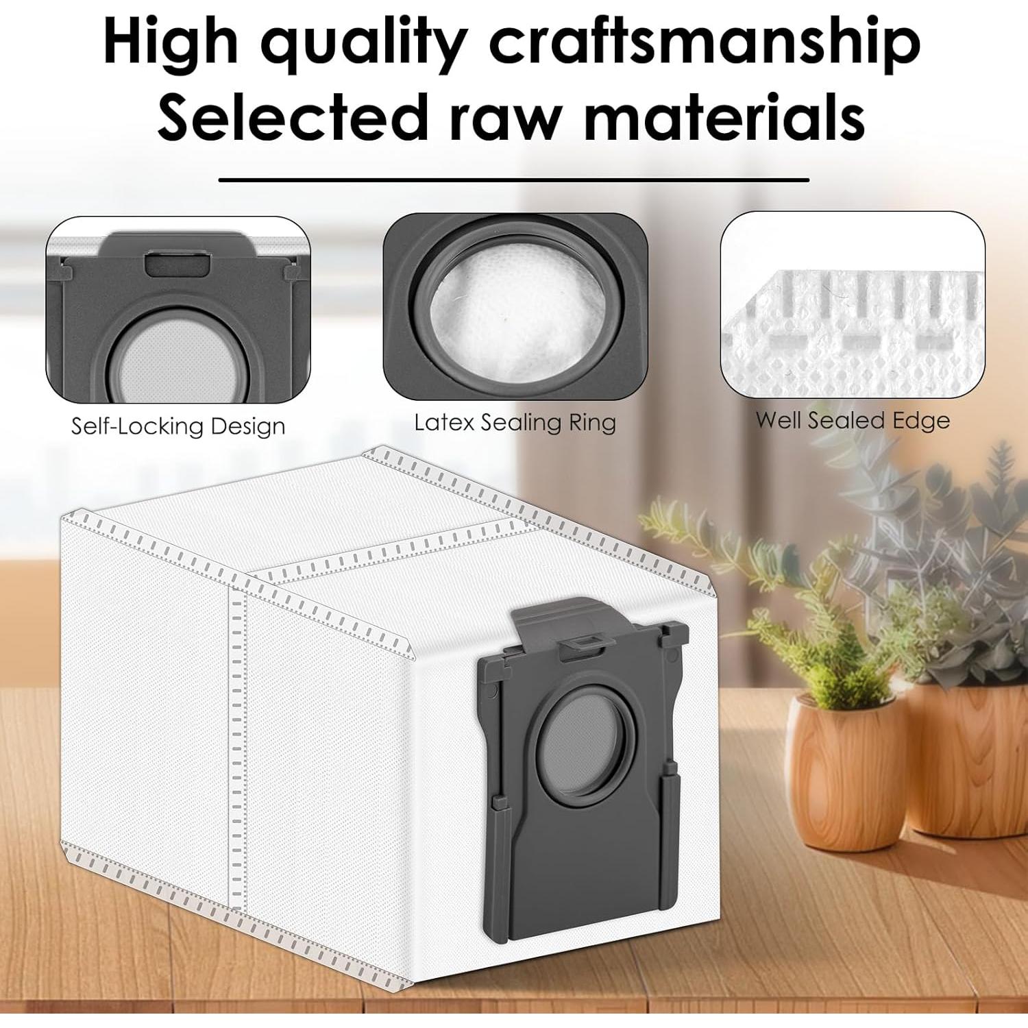 Paquete de 9 Bolsas de Repuesto MIBUMIKI para Aspiradora Dreame