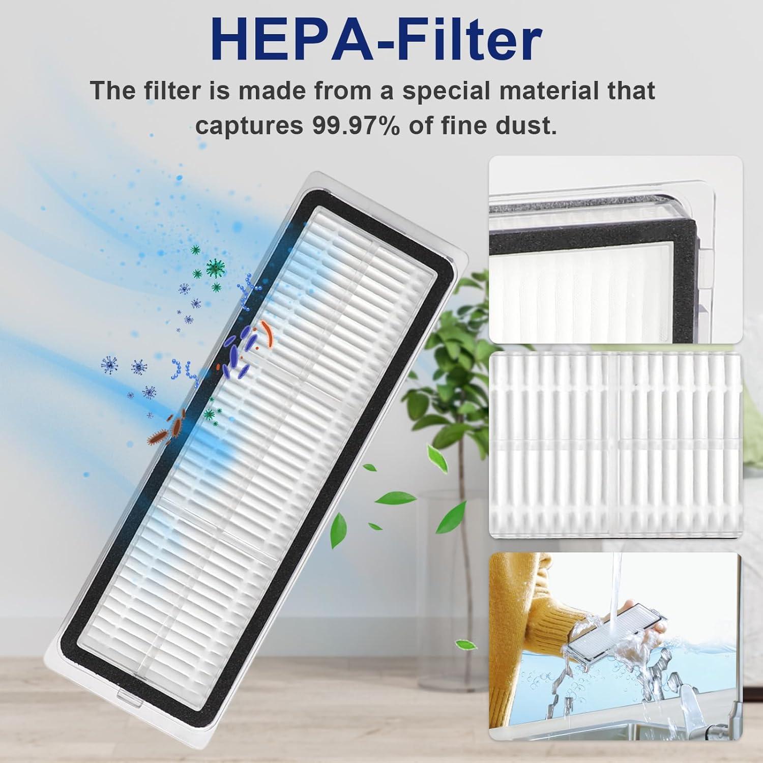 20 Piezas Accesorios para Aspiradora Robot Dreame L10s Ultra