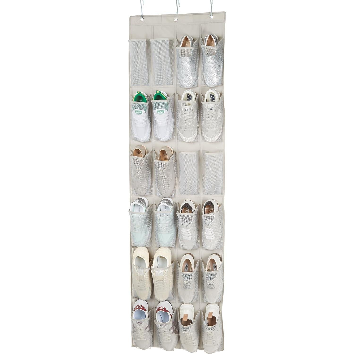 Organizador de Zapatos Colgante Amazon Basics 24 Bolsillos