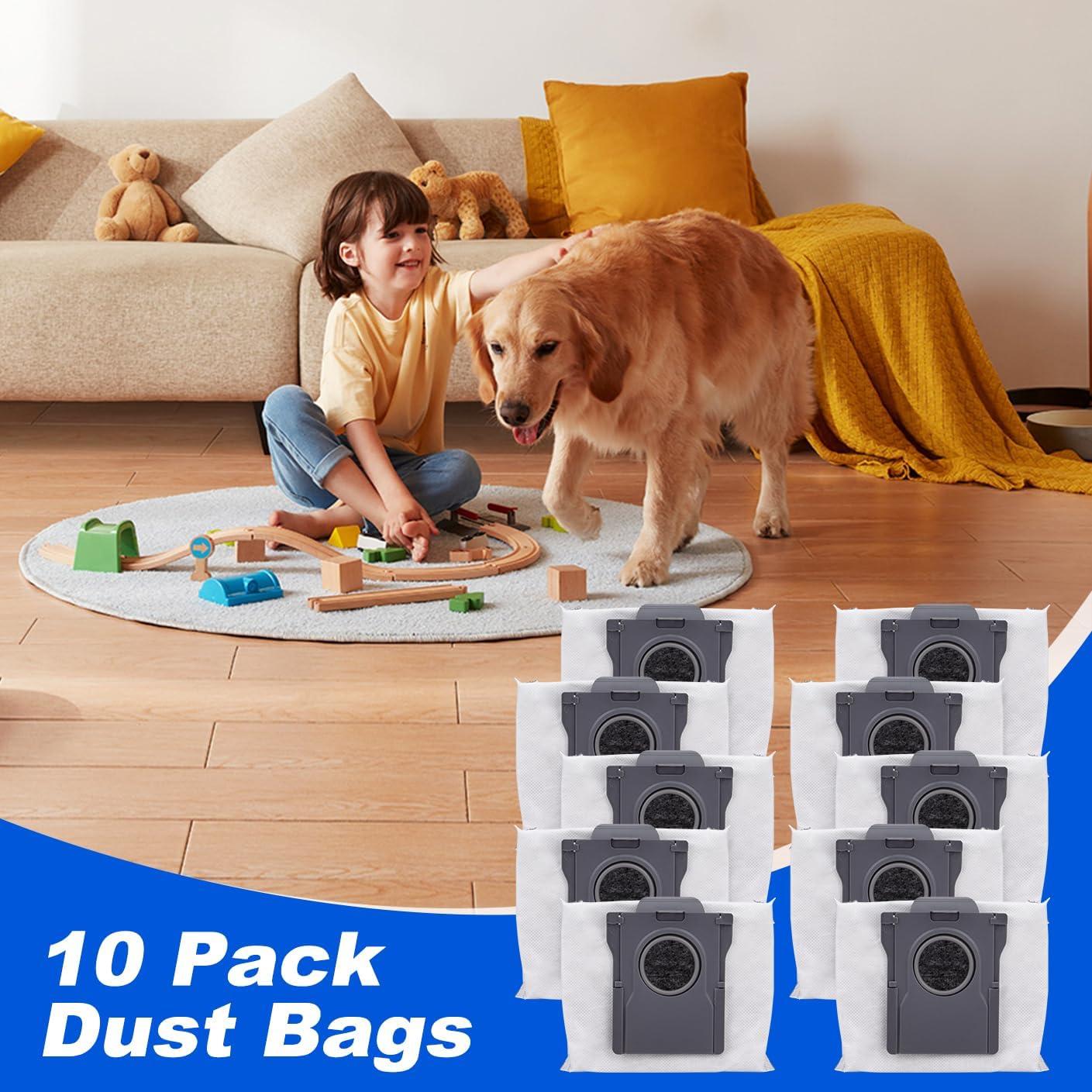 Bolsas de polvo 10 unidades JoaSinc para Dreame X30/X40 3L