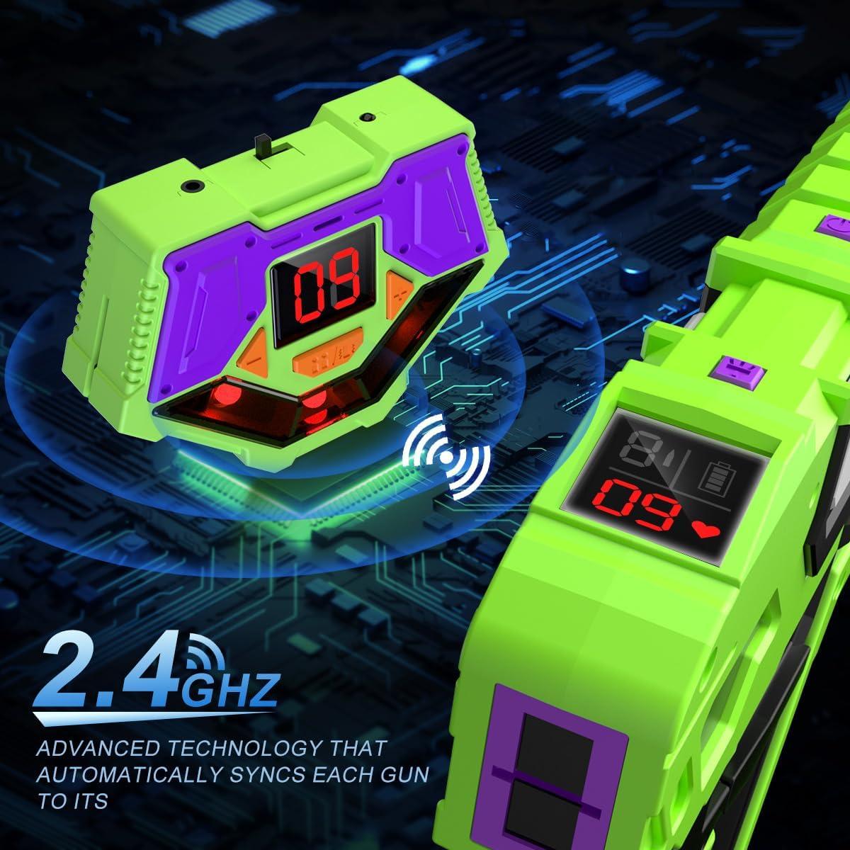 Conjunto de Laser Tag Recargable VATOS para 4 Jugadores