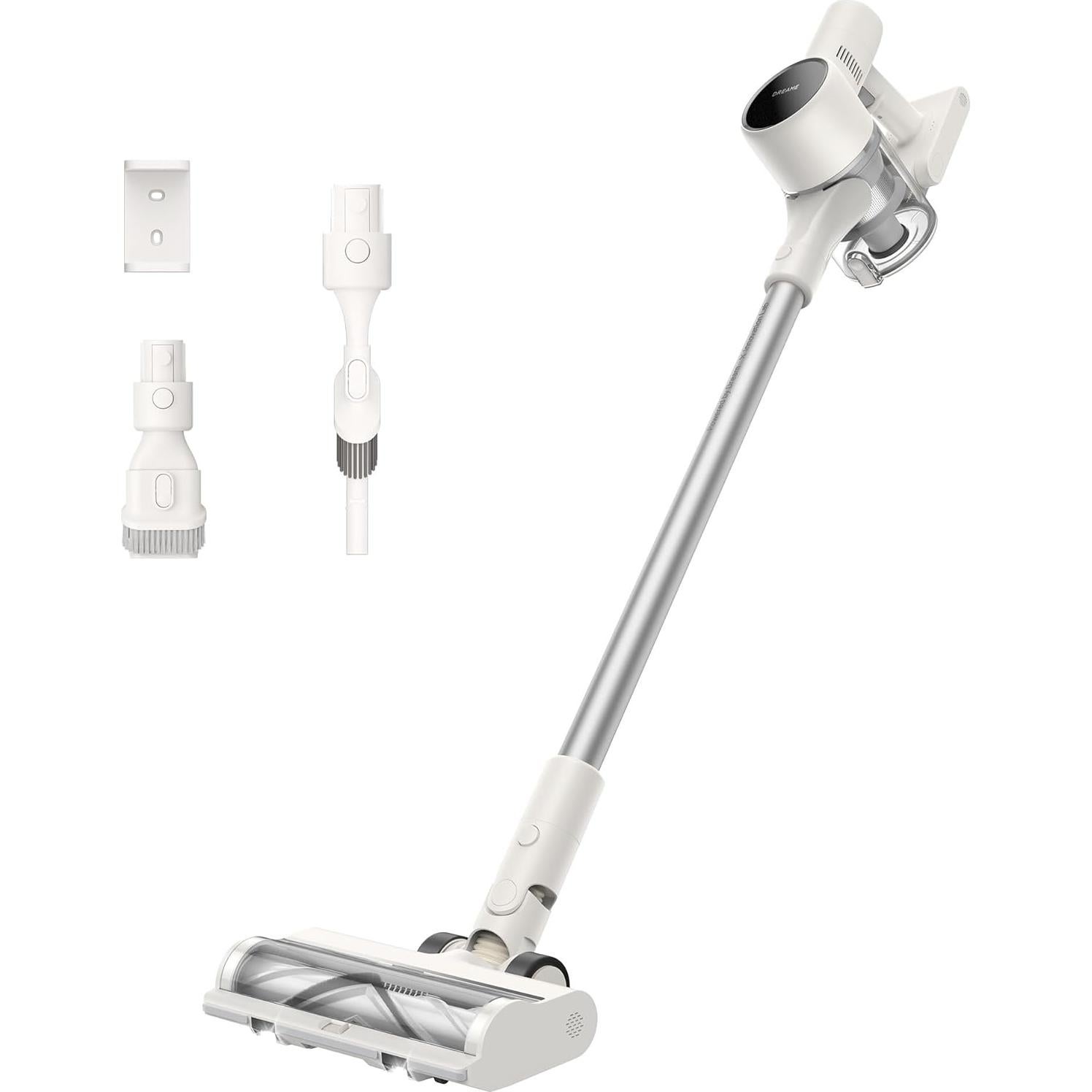 DREAME Cordless Vacuum Cleaner R10 Pure, 120AW Powerful Suction, Stick Vacuum Cleaner for Home, Anti-Tangle, LED Headlights, Up to 60 Mins Runtime, Lightweight for Carpet, Hard Floor, Pet Hair