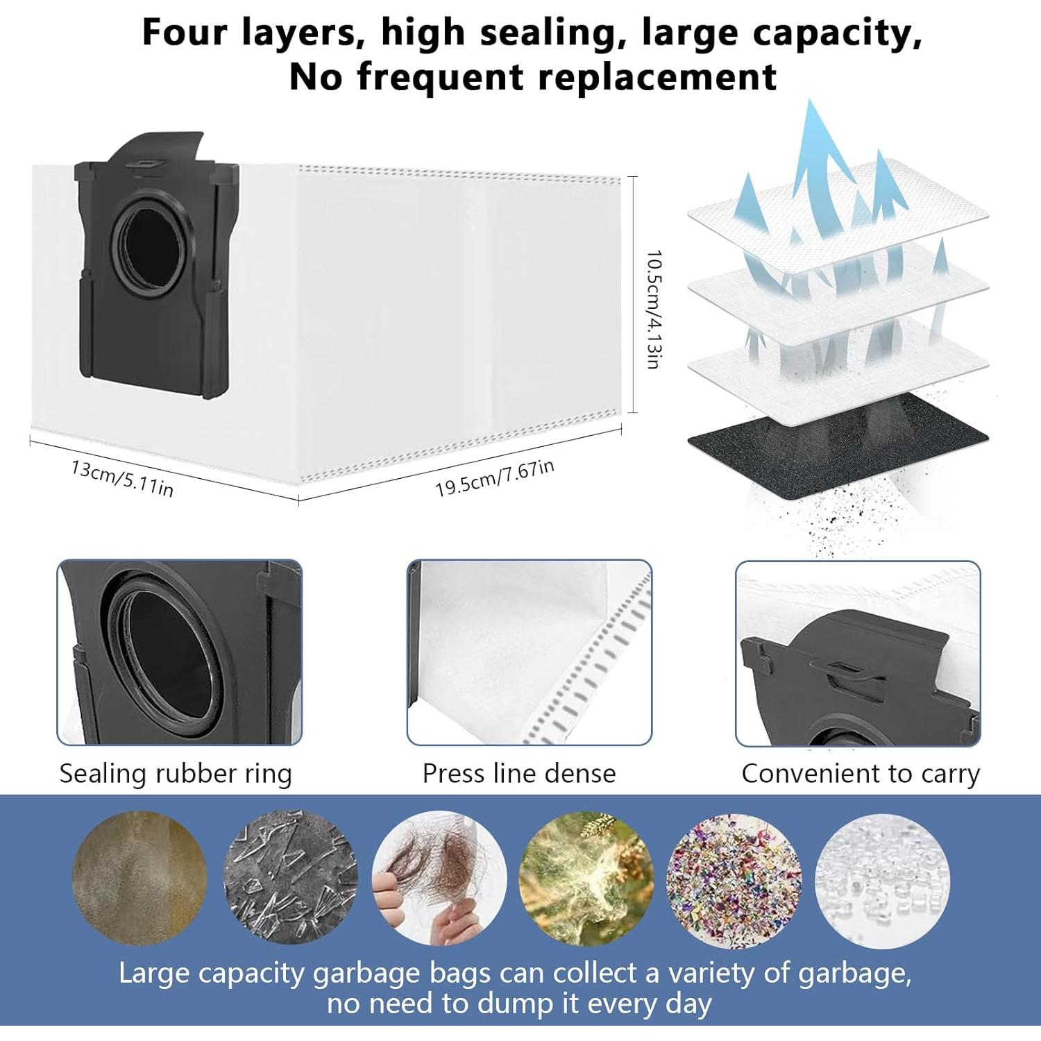 21 Piezas Accesorios Dreame X40 Ultra Yivy Filtros y Cepillos