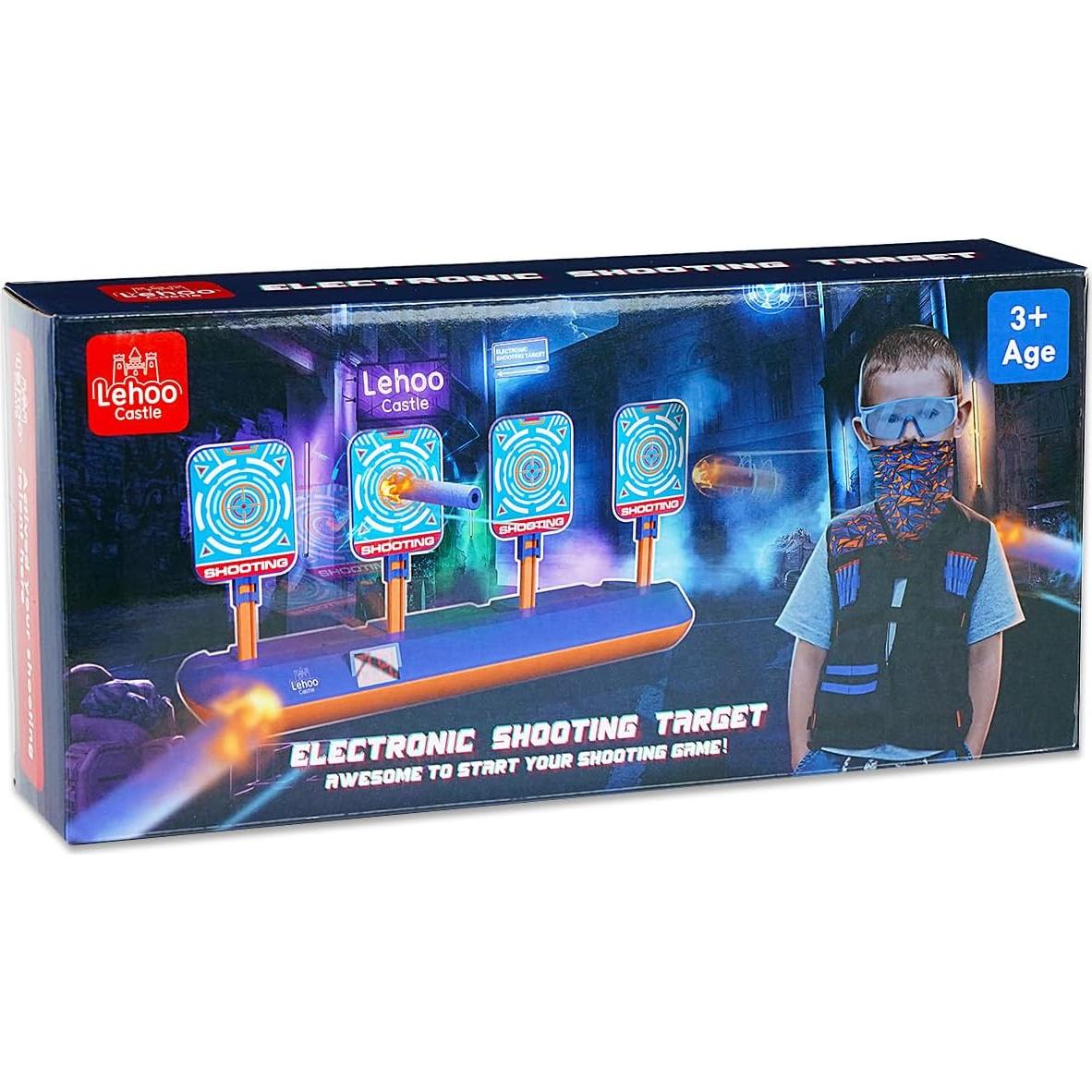 Lehoo Castle Objetivo Electrónico para Nerf con Chaleco