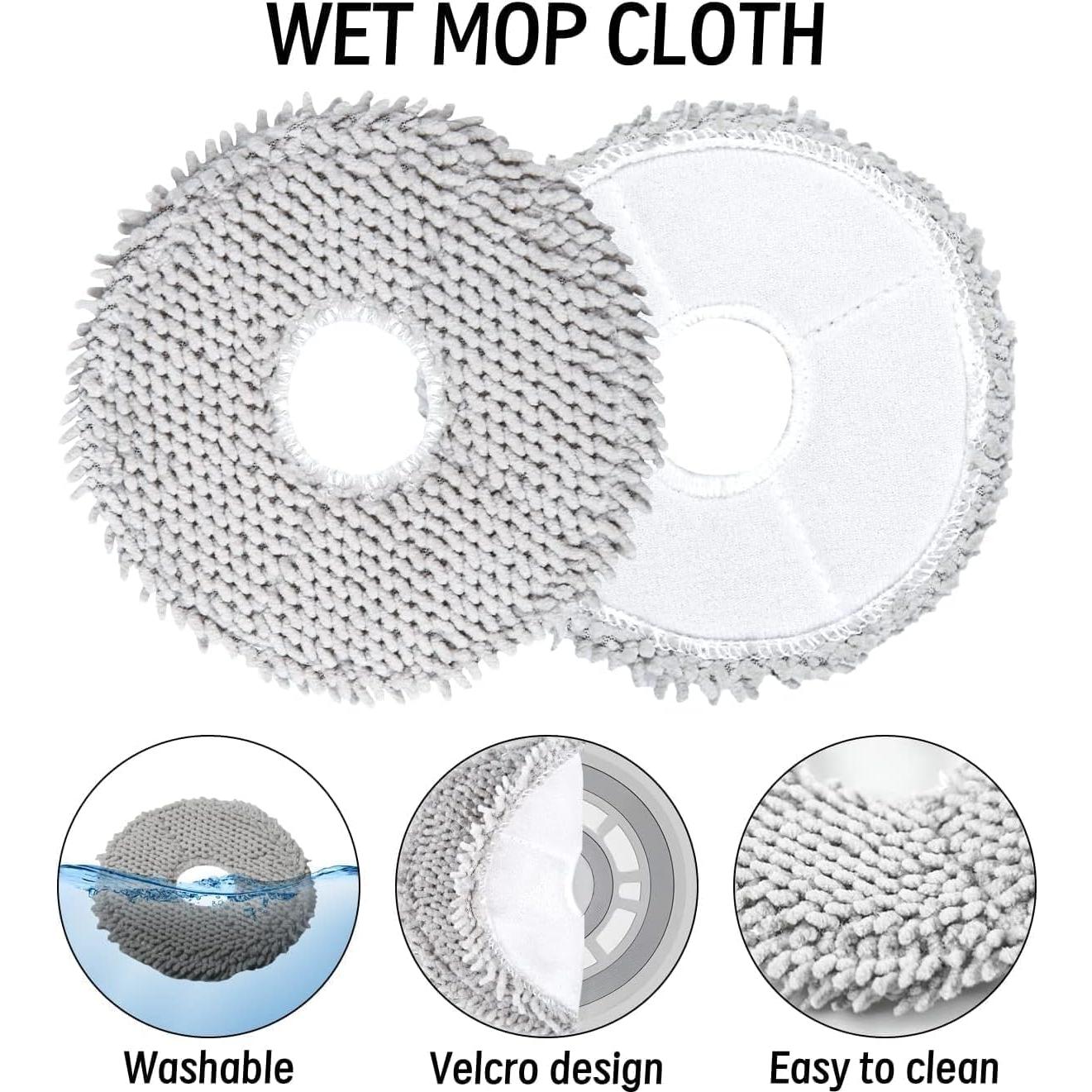 8 Almohadillas de Mopa Sonecesiya para Dreame y Xiaomi