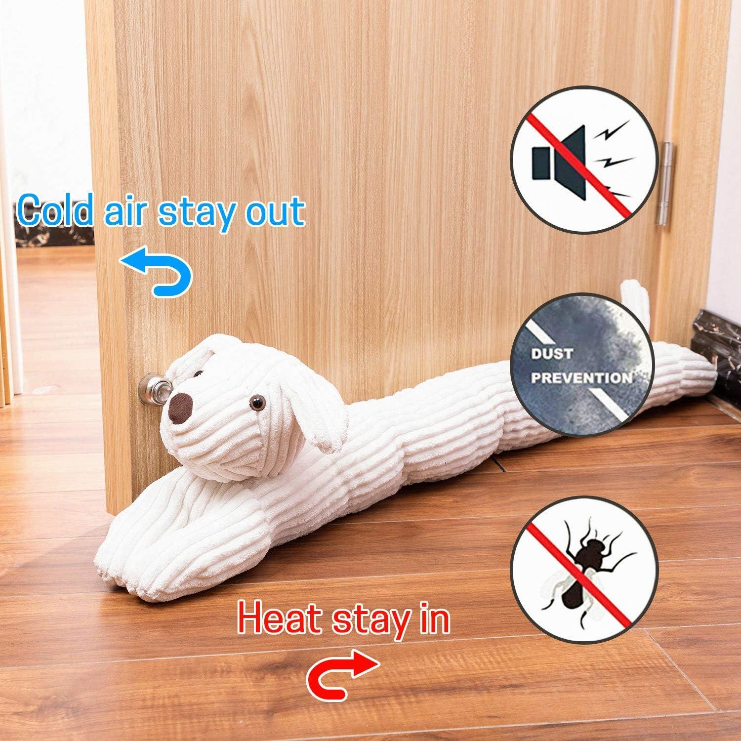 Tope de Puerta Decorativo SwissElite 91 cm Rayas de Perro