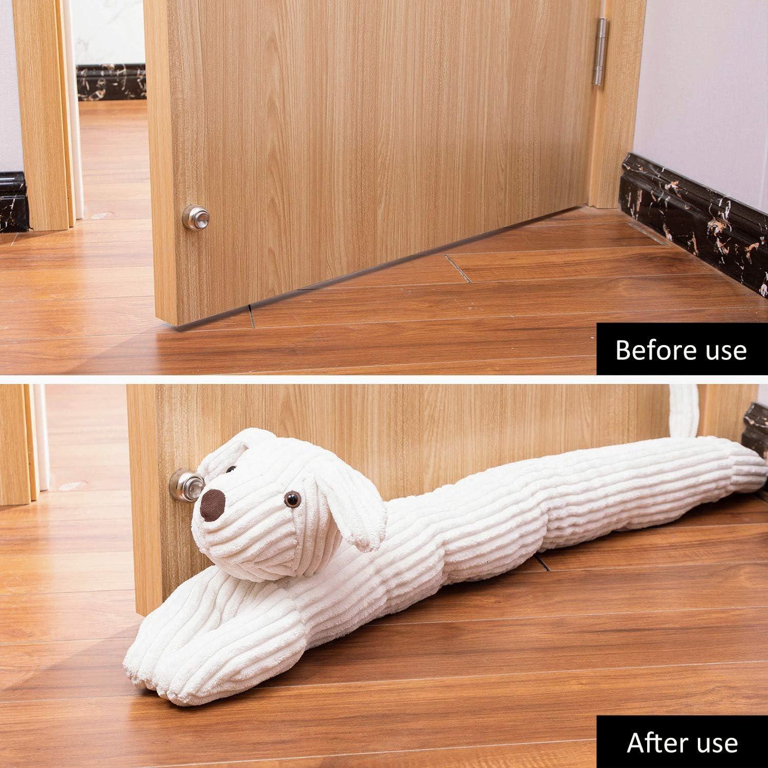 Tope de Puerta Decorativo SwissElite 91 cm Rayas de Perro