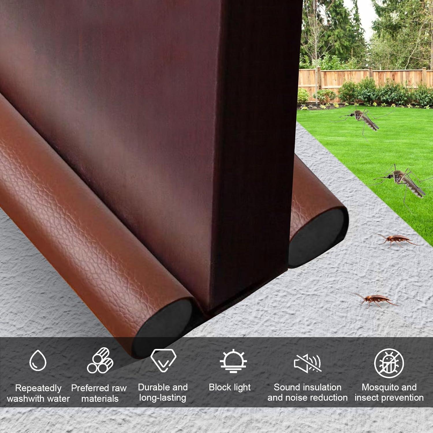 Detenedor de Corrientes de Aire Wanheart Marrón 0-96,5 cm