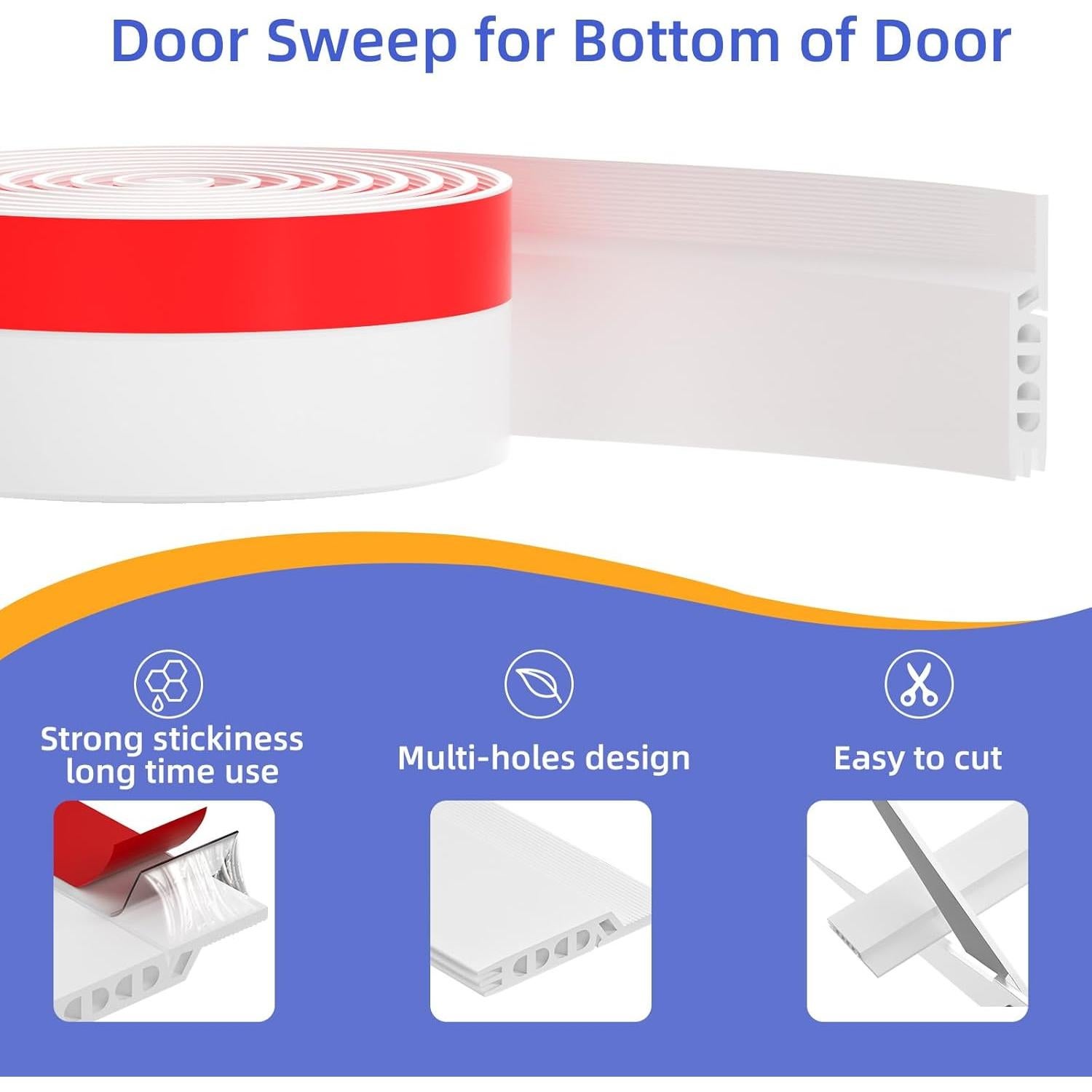 Tapón para Corrientes de Aire ETSSXYSO 99 cm Blanco