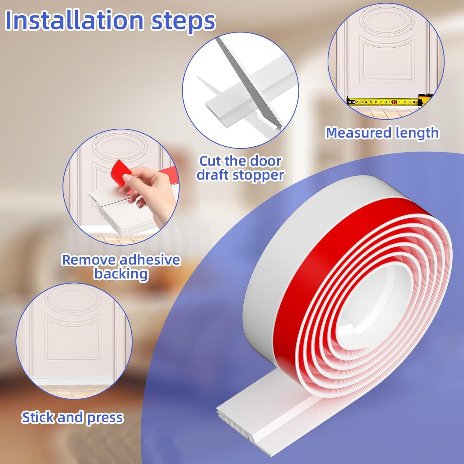 Tapón para Corrientes de Aire ETSSXYSO 99 cm Blanco