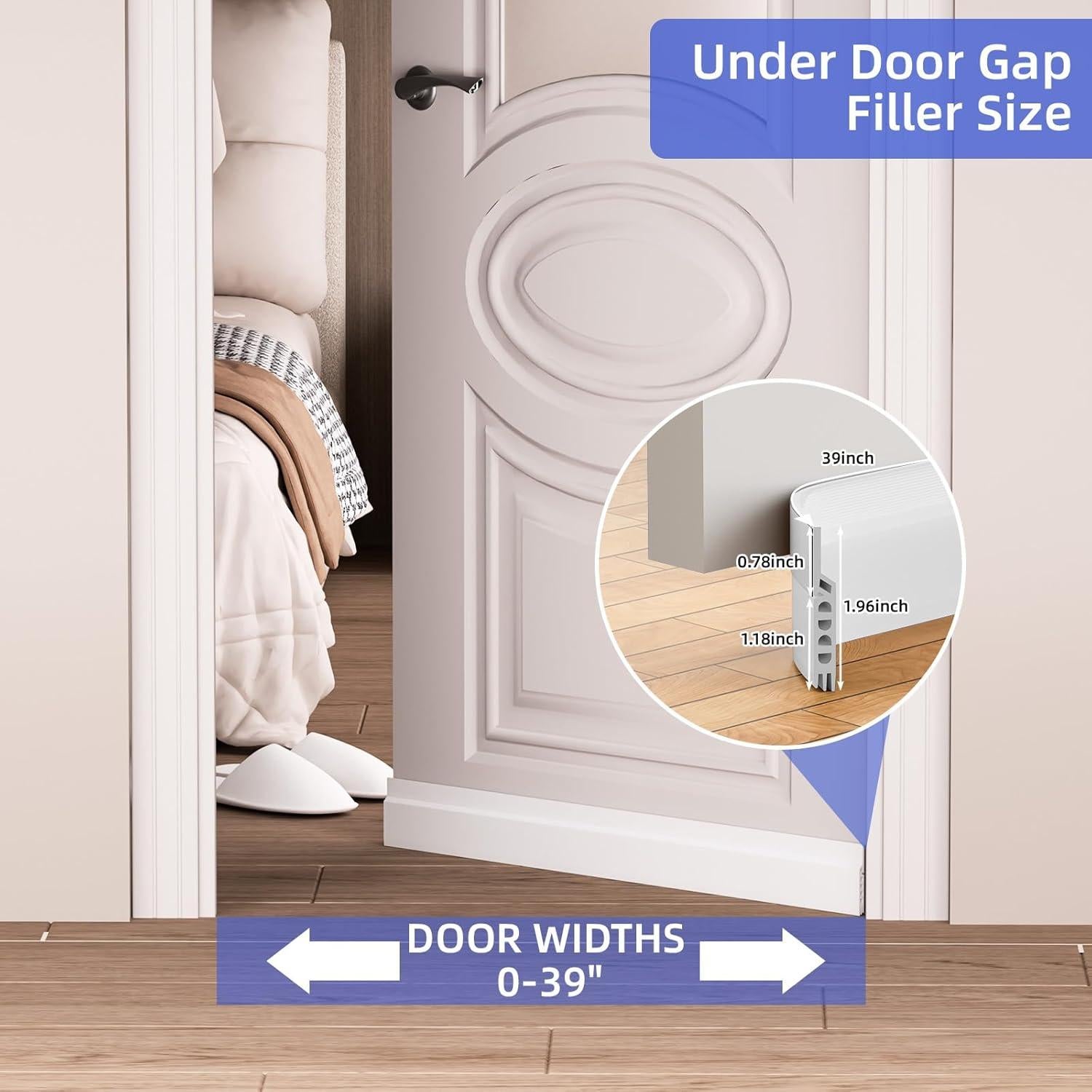 Tapón para Corrientes de Aire ETSSXYSO 99 cm Blanco