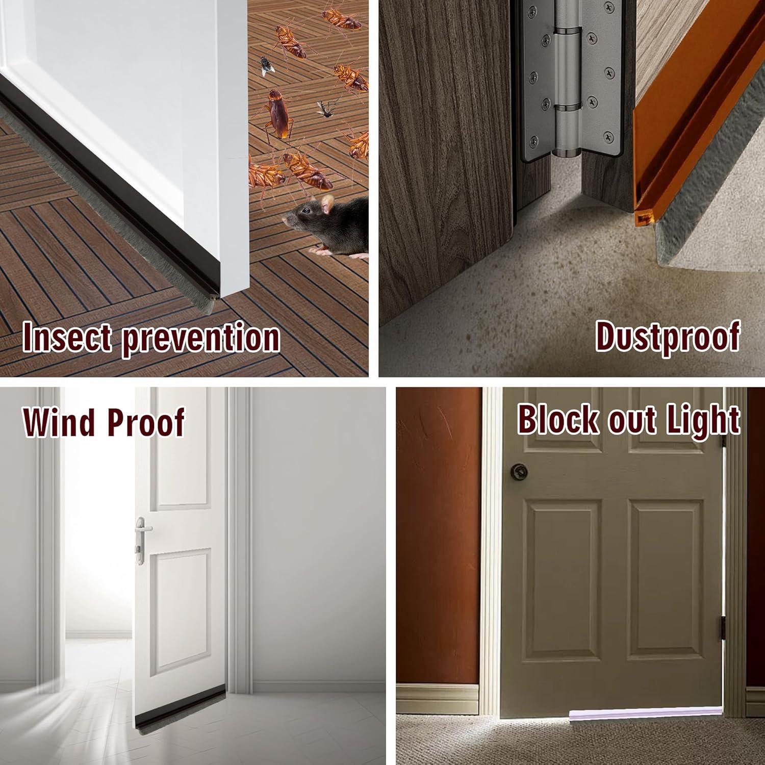 Sello de Parada de Corrientes de Aire Afyinchd 99 cm con Cepillo