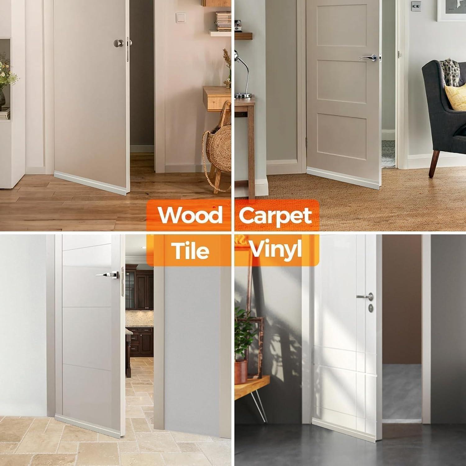 Tapón Reutilizable para Corrientes de Aire Holikme 104 cm Blanco