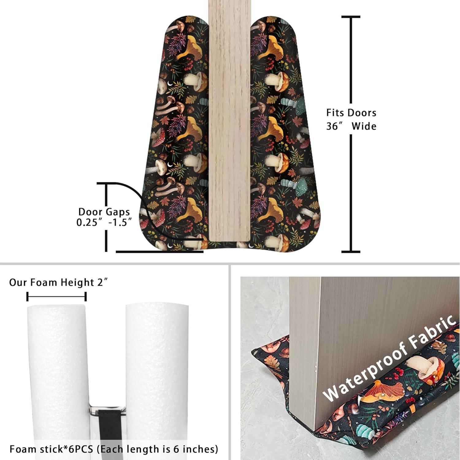 Barrera Ajustable 91 cm Wuccjiu para Puerta - Bloqueador de Ruido