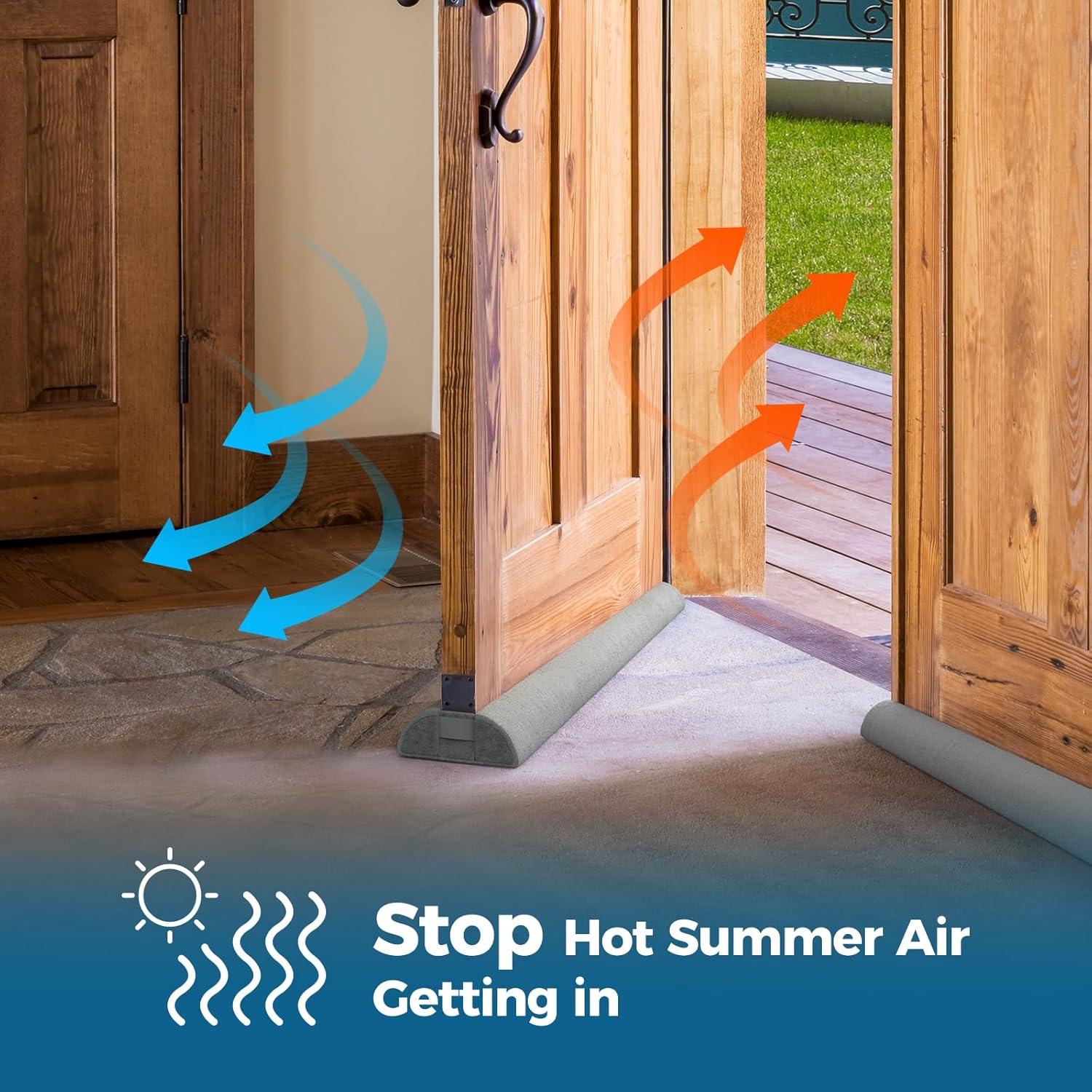 Tapón Aislante para Puerta Augblinds 91.44 cm Gris Ajustable