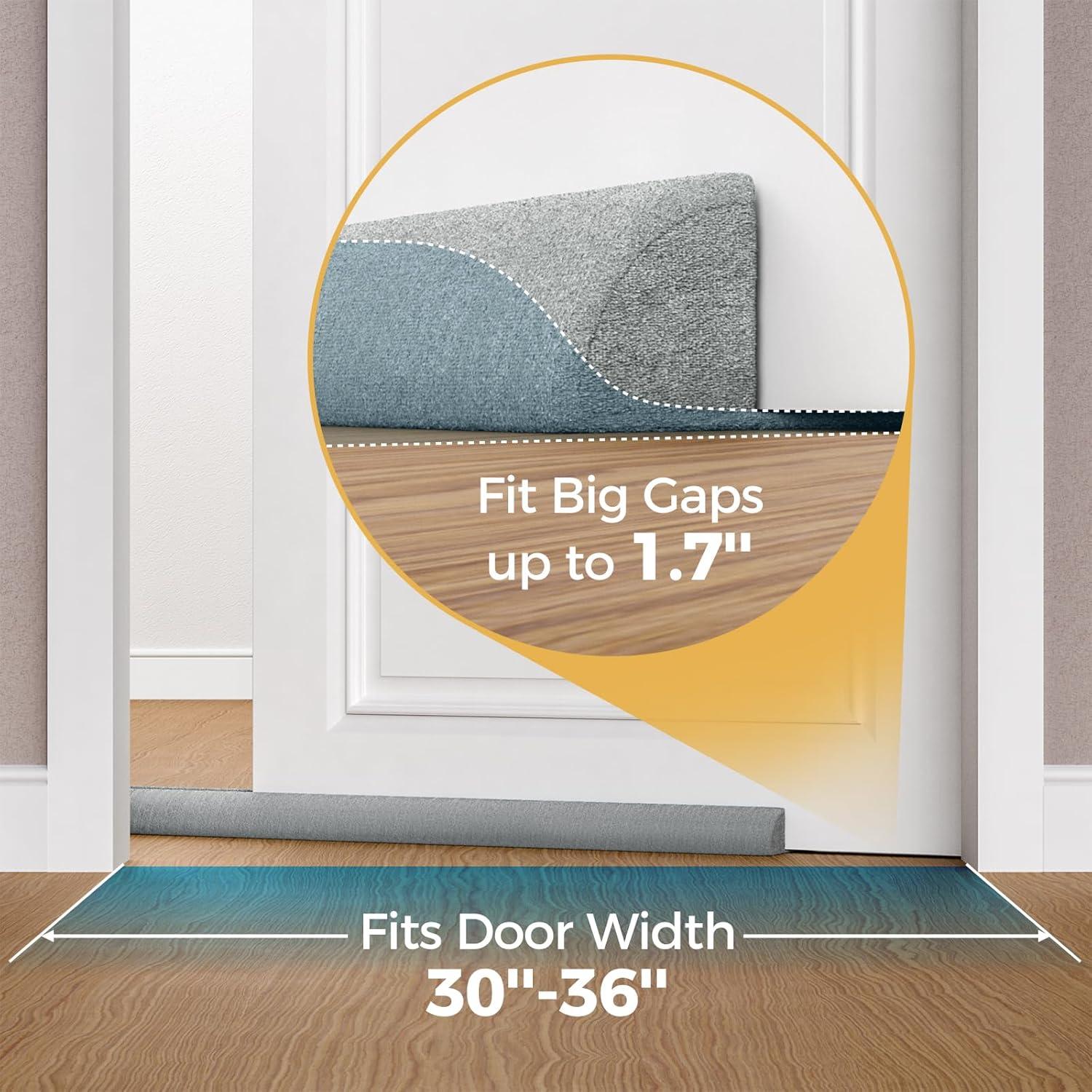 Tapón Aislante para Puerta Augblinds 91.44 cm Gris Ajustable