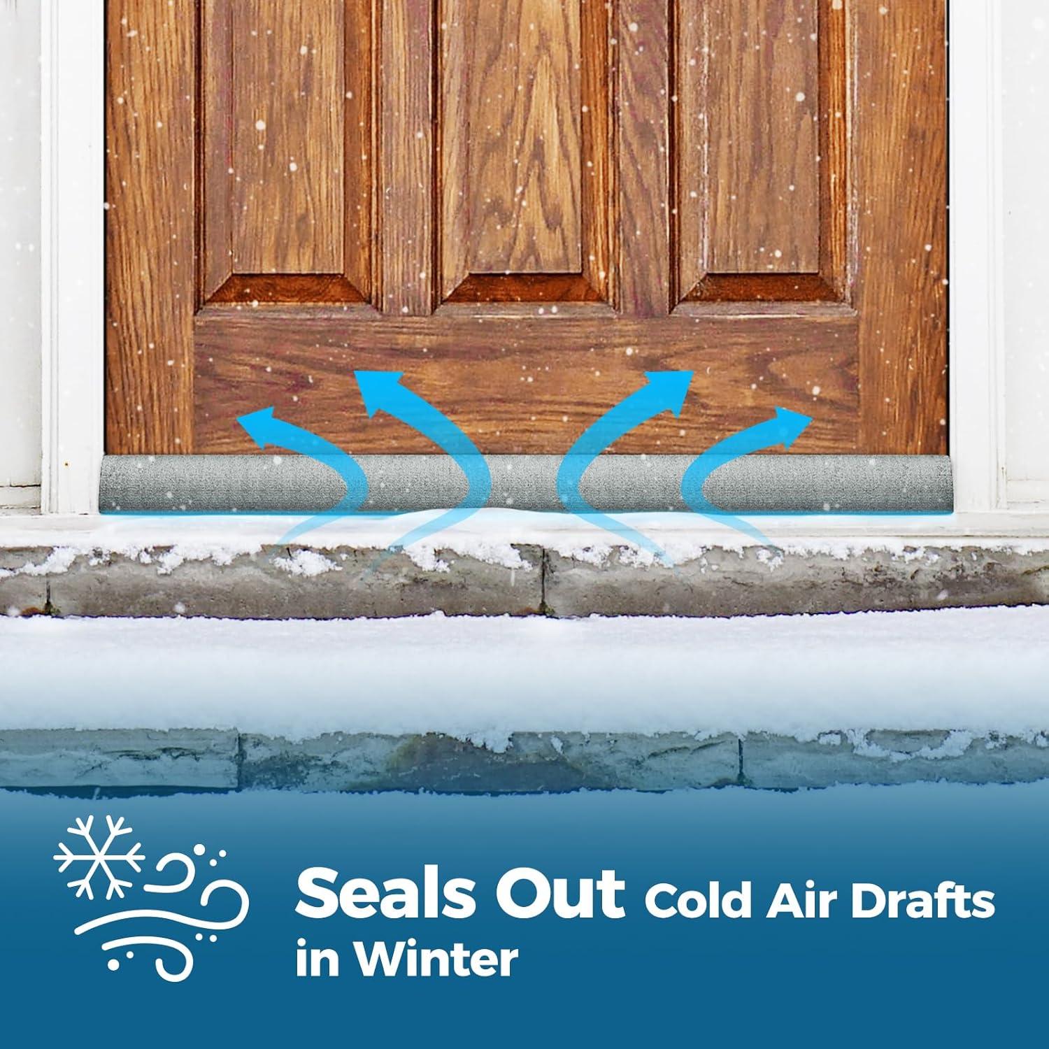 Tapón Aislante para Puerta Augblinds 91.44 cm Gris Ajustable