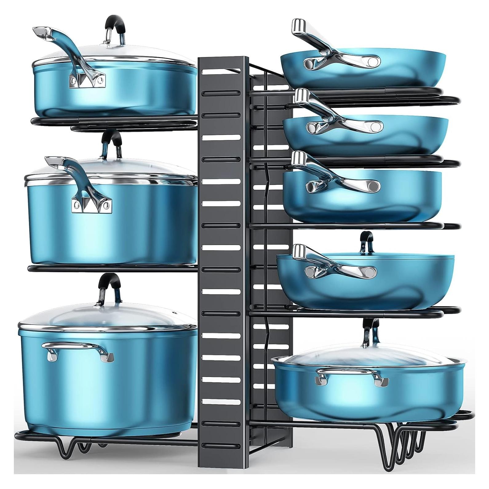 Estante Organizador ORDORA 8 Niveles para Ollas y Sartenes