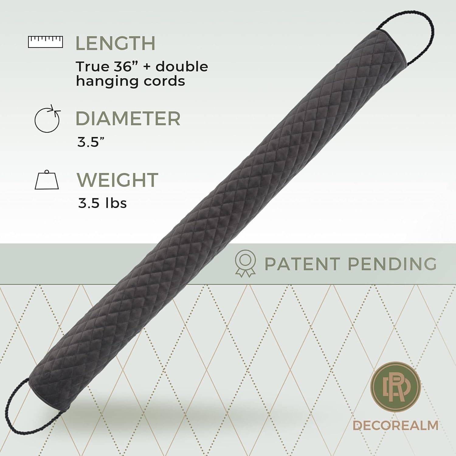 Detenedor de Corrientes de Aire DECOREALM 36" Pizarra