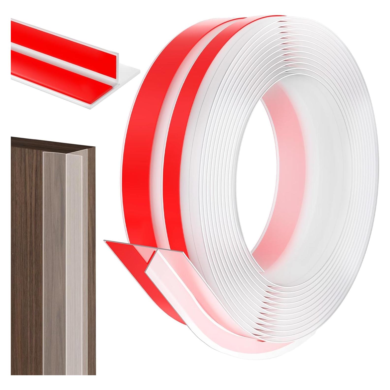 Tira de Sellado de Puerta Silicona Bruiefpap 3.48 cm x 6.10 m