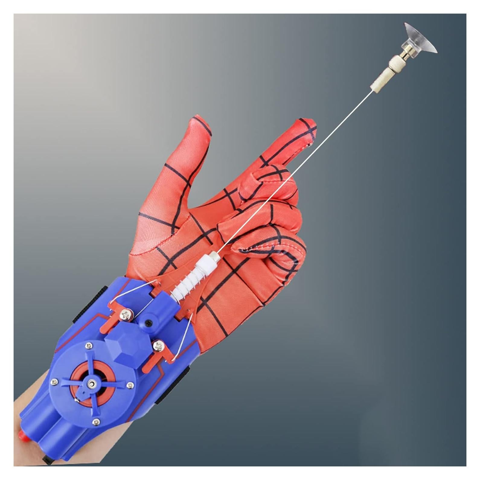 Lanzador de Telarañas QHJIU Azul para Niños - Juguete Interactivo