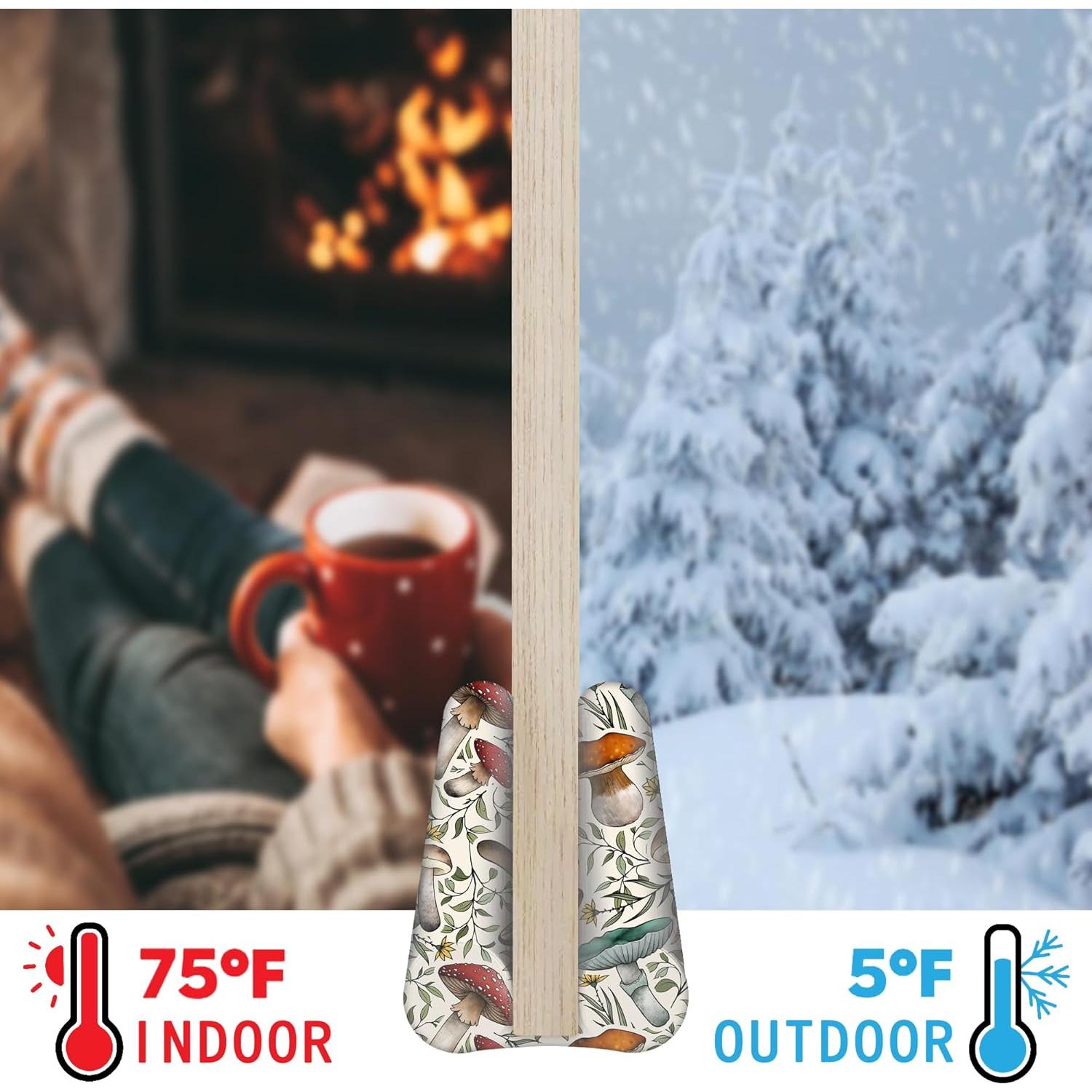 Tope de puerta ajustable Joismea 91 cm bloqueador de aire