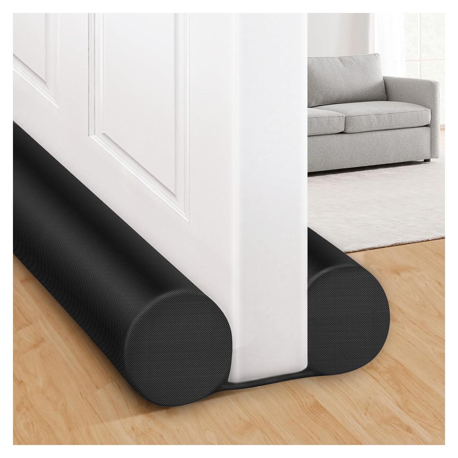 MAXTID Tapón de Corrientes de Aire 91 cm Negro Ajustable