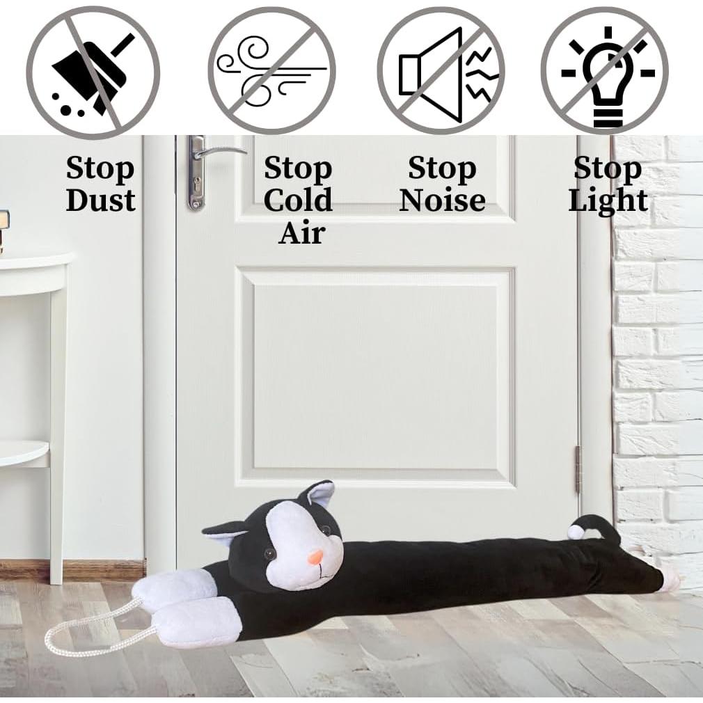 Evelots Tapón de Corrientes de Aire para Gato 96,5 cm