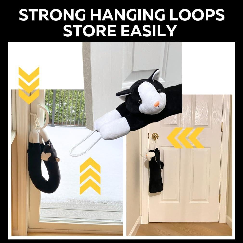 Evelots Tapón de Corrientes de Aire para Gato 96,5 cm