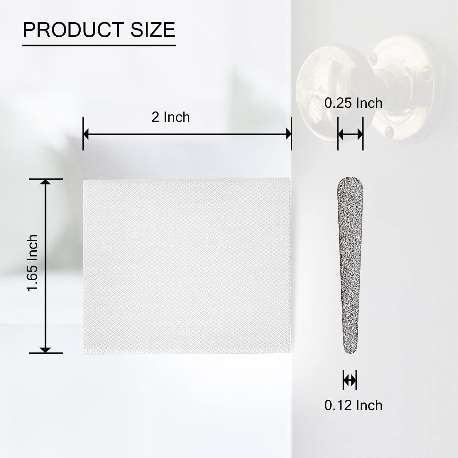 Sello de esquina de puerta Builder Supply 4 unidades Blanco