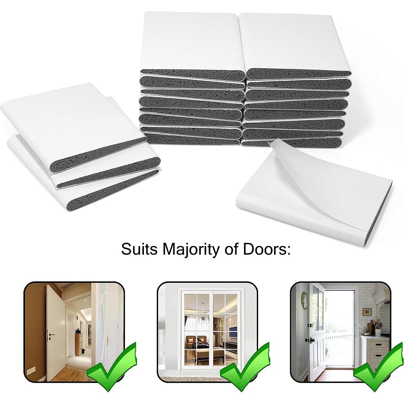 Sello de esquina de puerta Builder Supply 4 unidades Blanco