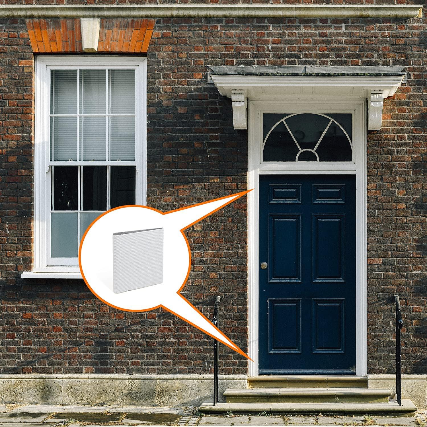 Sello de esquina de puerta Builder Supply 4 unidades Blanco