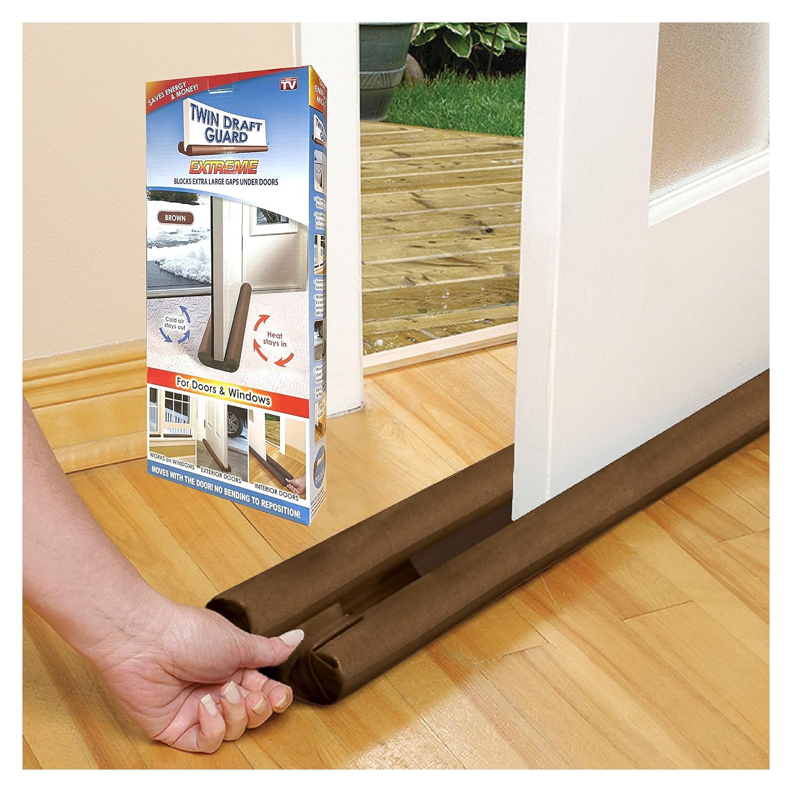 Bloqueador de Corrientes Twin Draft Guard Marrón 91.44 cm