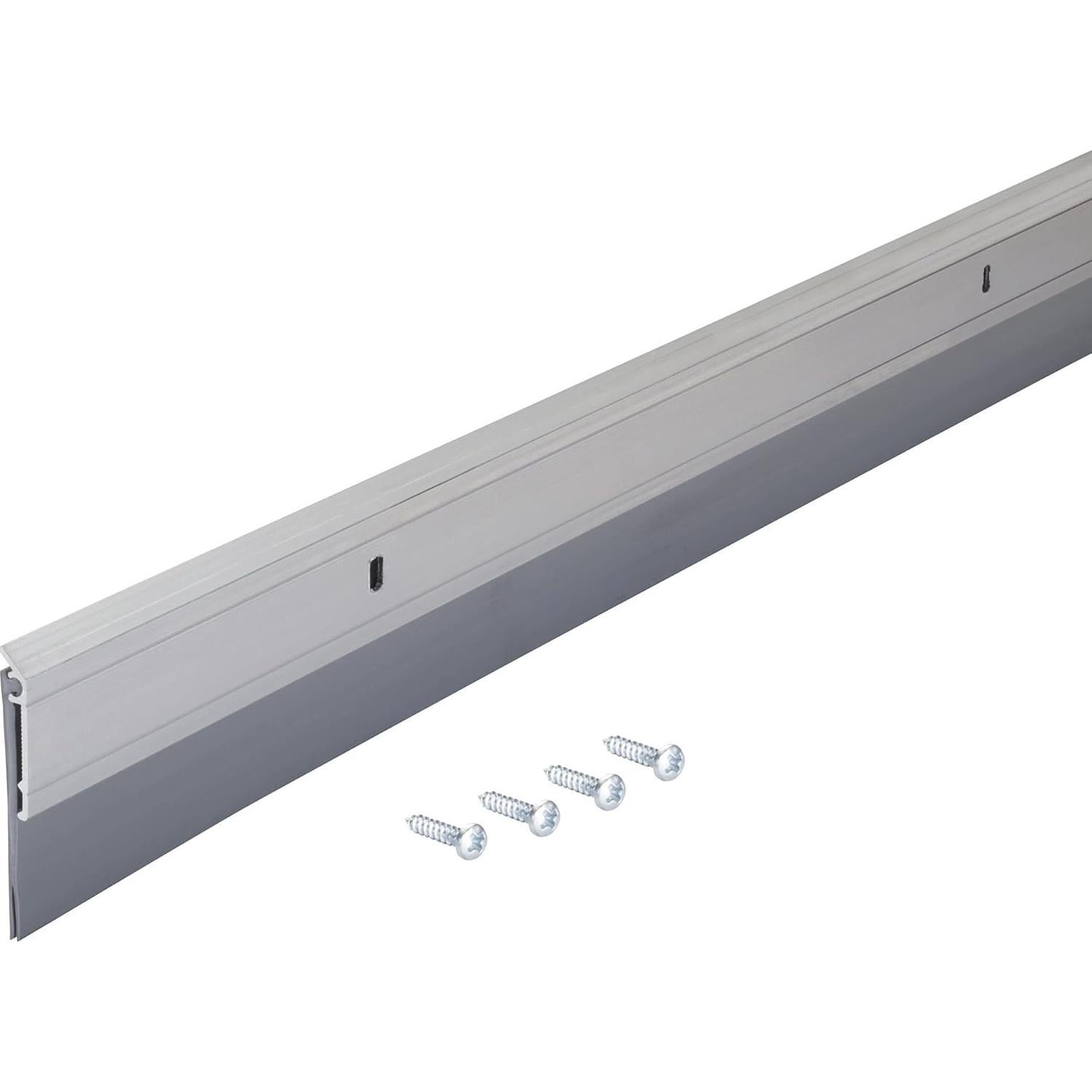 Barrera de Puerta M-D 91 cm Aluminio y Vinilo Plata